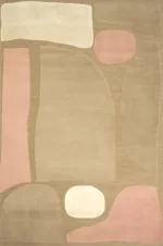 Ковёр Lugares Pink для интерьера и улицы.