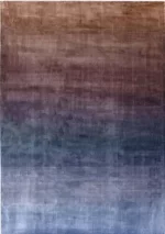 Ковёр Sunset Copper с градиентом от оранжевого к синему.