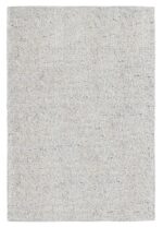 Ковёр Mellow Gray — светло-серый шерстяной ковёр ручной работы с натуральной фактурой